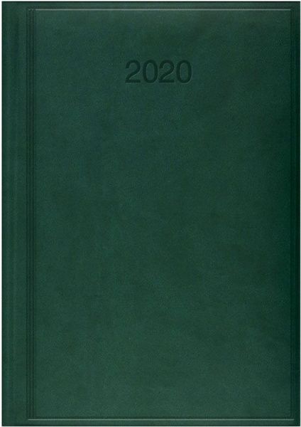 Дневник 2020 А5 Стандарт Torino слп/т зеленый Brunnen 42997 
