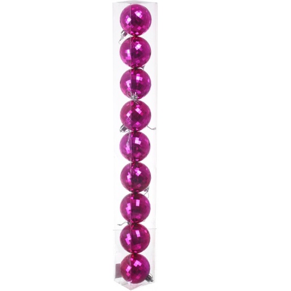 Набор елочных шаров Диско d 60 мм 9 шт./уп.