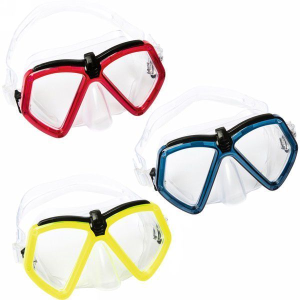  Bestway Маска для підводного плавання, лінза полікарбонат, 7-14 років, у футлярі.
