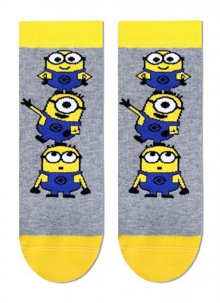 Носки женские Брестские 1124 Minions (средней длины) 309 р. 25 серый меланж 1 пар 