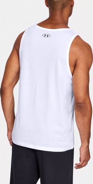 Майка Under Armour UA SPORTSTYLE LOGO TANK 1329589-101 р.L білий