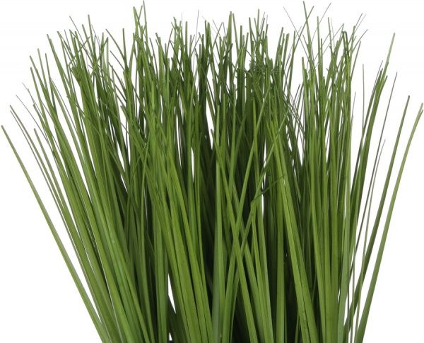 Растение искусственное Мискант в металлическом горшке 10х20 см