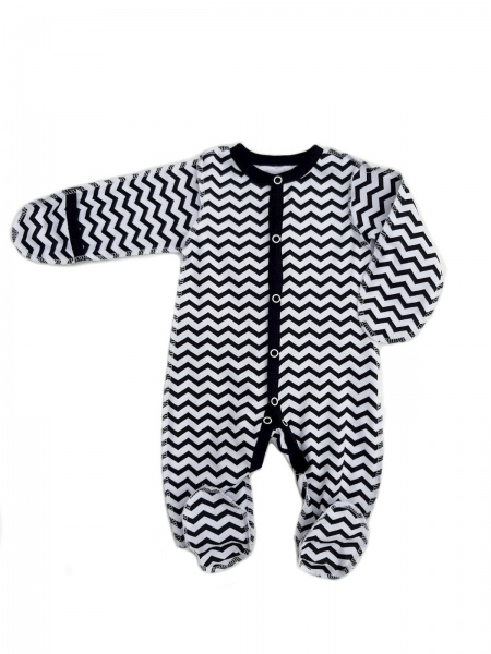 Комбинезон унисекс Маленькие люди Зигзаги (22365551) р.62 черный 