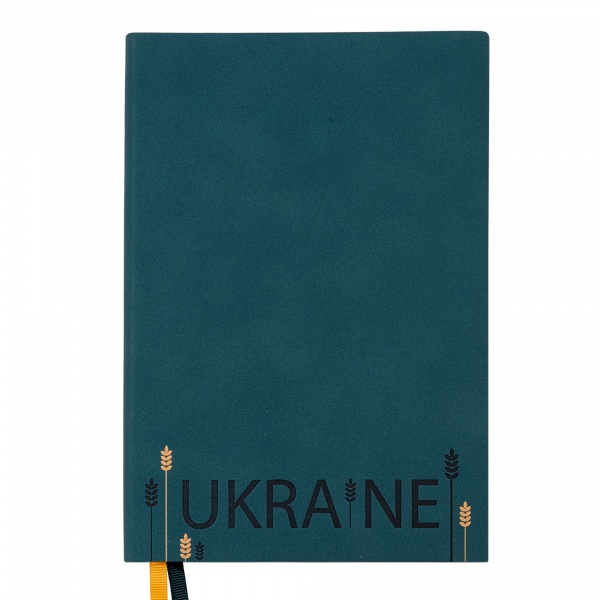 Дневник датированный Ukraine синий 368 стр. Leo Planner Glory A5 2024