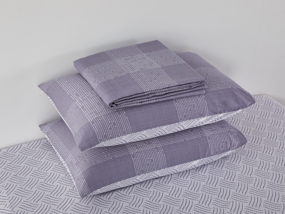 Комплект постільної білизни Balme 1,5 сірий La Nuit