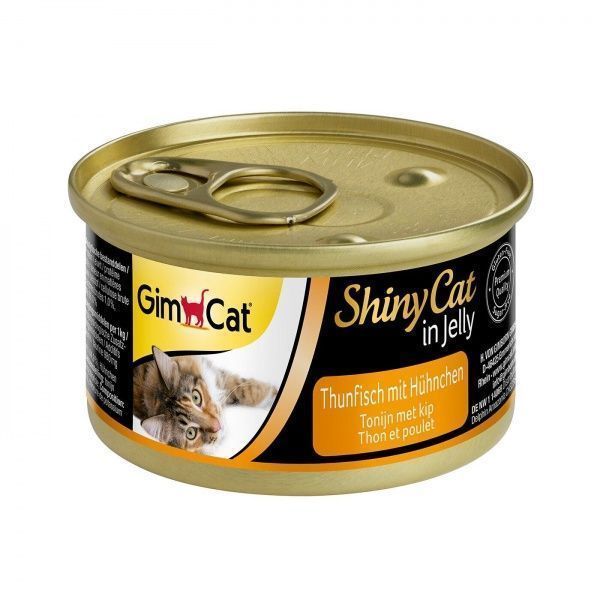 Корм Gimpet ShinyCat з тунцем та куркою 70 г