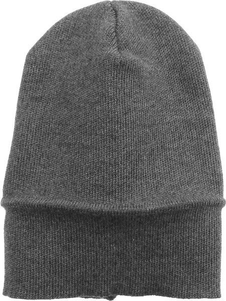 Шапка полушерстяная серый