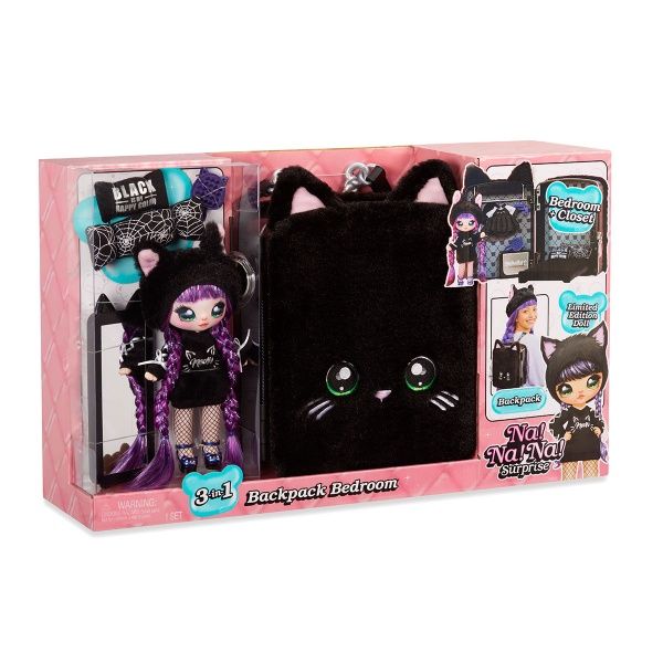 Ляльковий набір Na! Na! Na! Surprise Рюкзачок-кішечка з сюрпризом