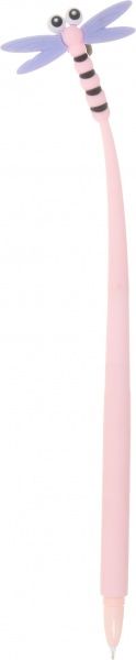 Ручка гелевая Пчелка розовая 