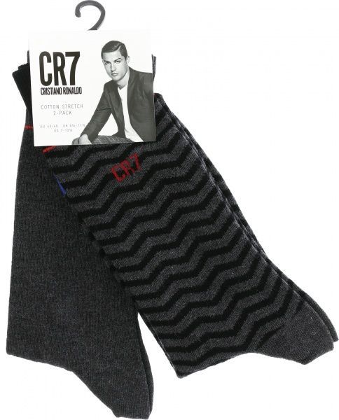 Шкарпетки 8272-80-113 8272-80-113 2 пари сірий із чорним р.40-46