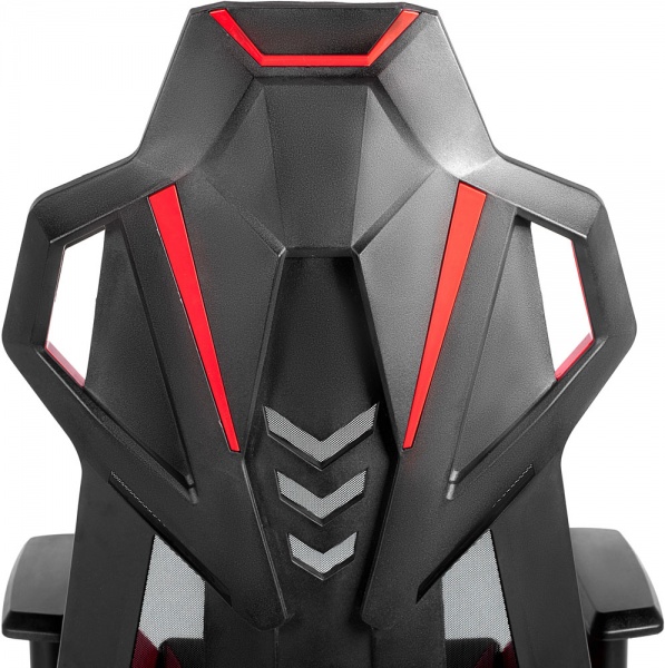 Крісло Barsky Game Mesh BGM-03 чорно-червоний 