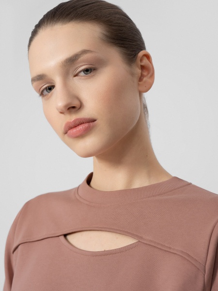 Джемпер 4F 4FSS22TSWSF154-63S р. M коралловый