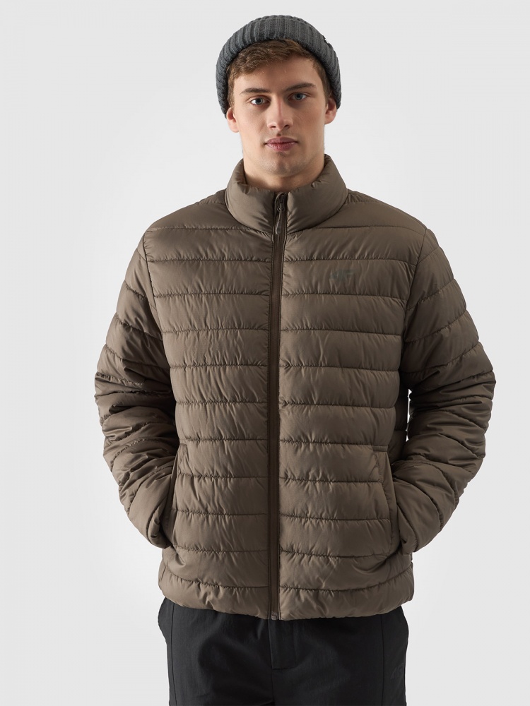 Куртка мужская демисезонная 4F DOWN JACKET M538 4FWSS25TDJAM538-80S р.S коричневая