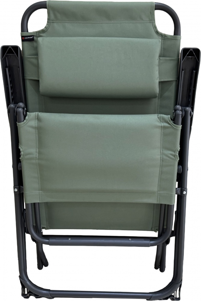Шезлонг розкладний Grilland SX-3219-1 64x114 см оливковий