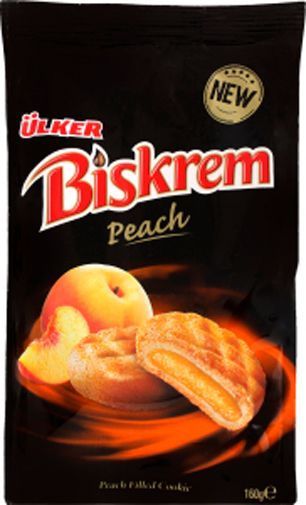 Печенье ULKER Peach Biskrem 160 г 