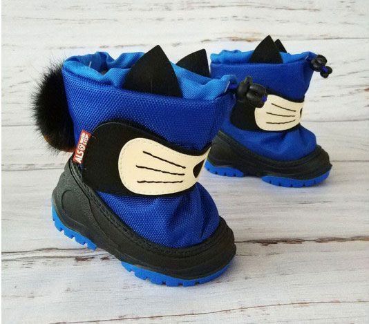 Сапоги Alisa Line Cat р.24-25 синий 