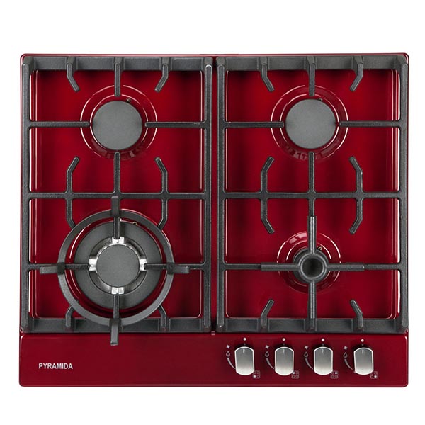 Варильна газова поверхня Pyramida PF 640 STEB-E/B Burgundy