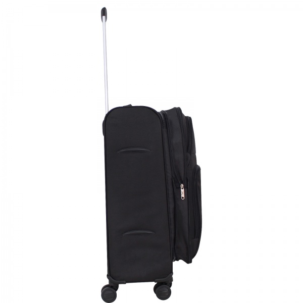 Валіза Bagland М New 70 л чорний 3799124 