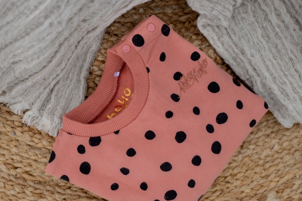 Реглан для девочки р.134 пудровый WN902 