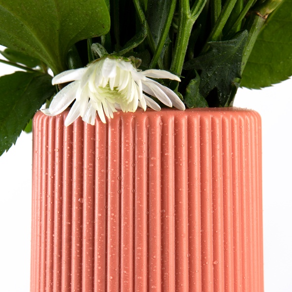 Ваза пластикова MVM DH-FLOWERS-05 CORAL 23 см 