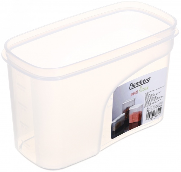 Ємність для зберігання Sand 1,2 л молочна Flamberg Smart Kitchen