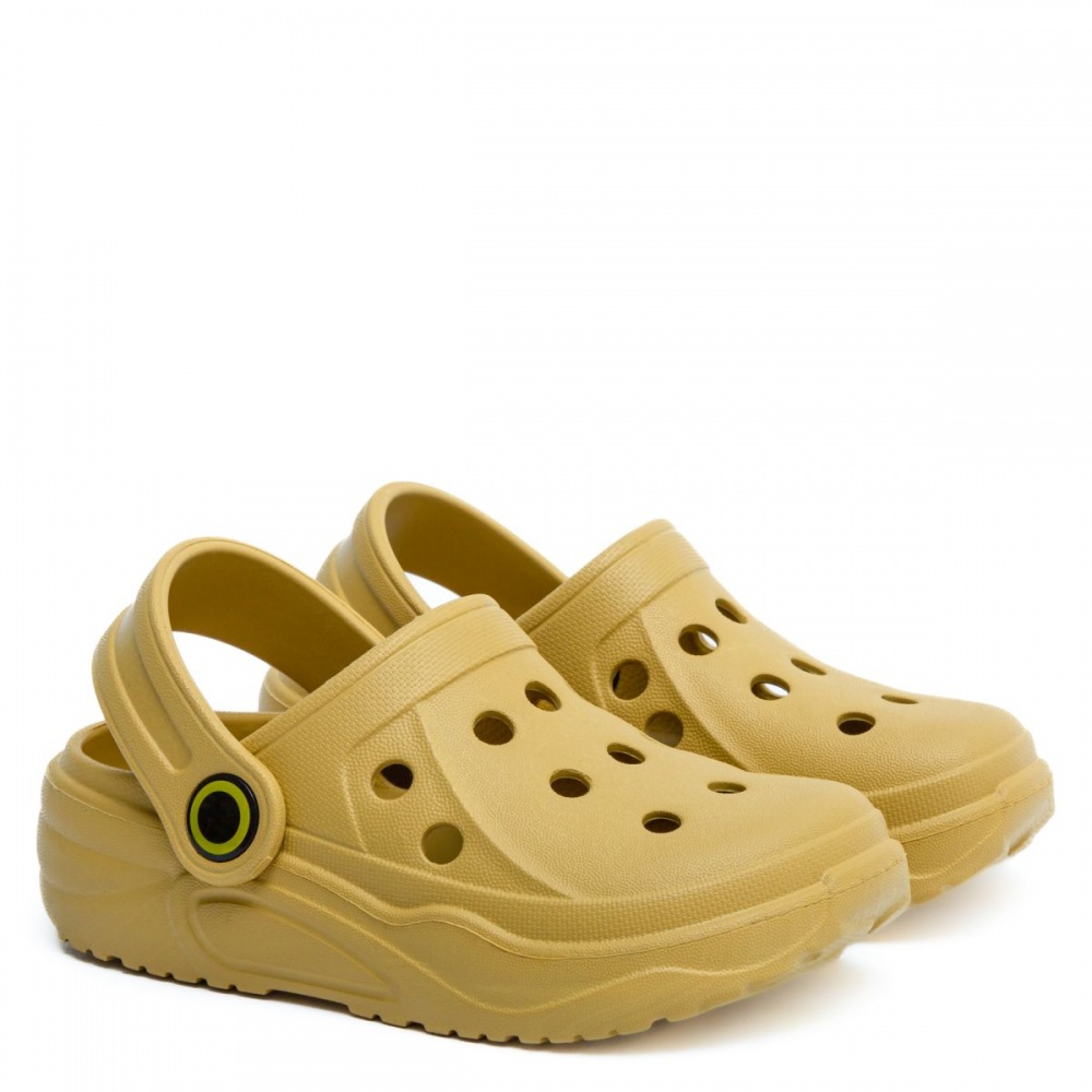 Сабо детские Oldcom Crocolino р.26-27 горчичный