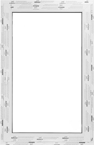 Окно поворотно-откидное ALMplast 60 850x1410 мм правое однокам.