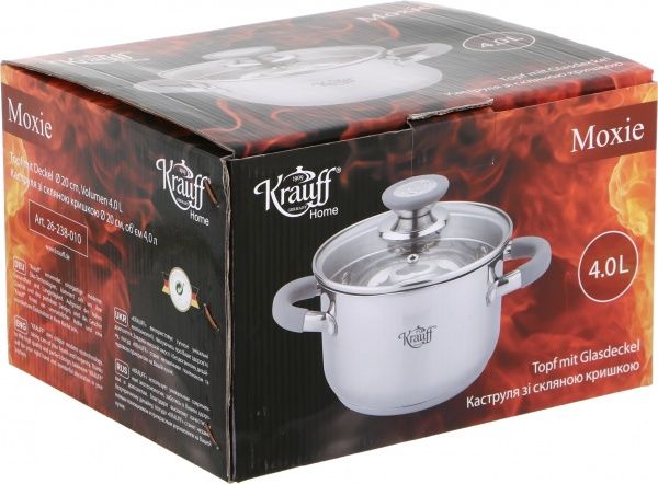 Каструля з кришкою 4 л Krauff