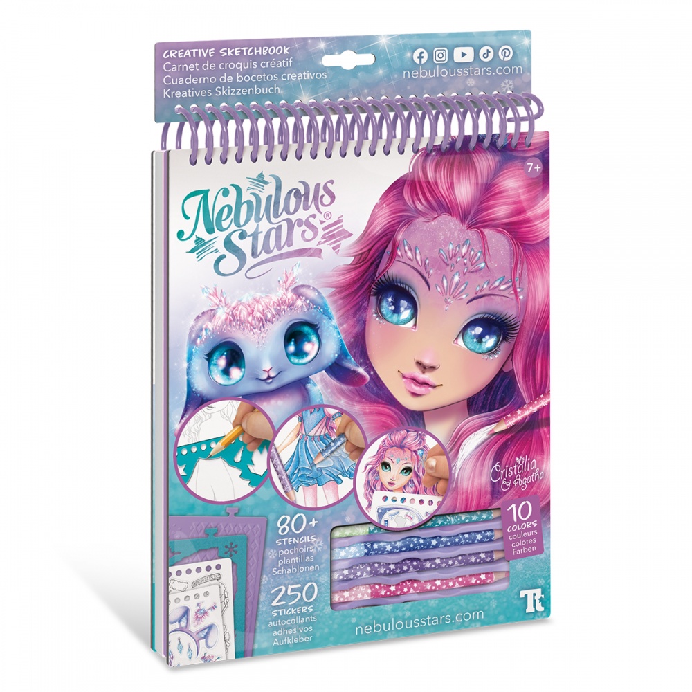 Набір для творчості Скетчбук Кристалія мотиви самоцвітів 11140