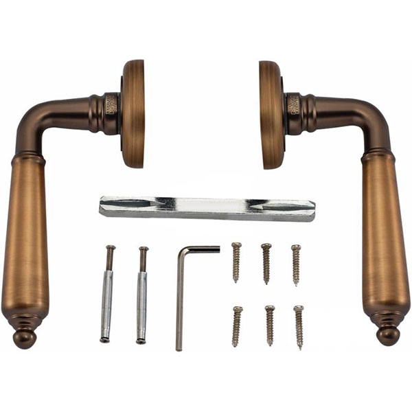 Ручка на розетці  MVM Z-1221 матова бронза