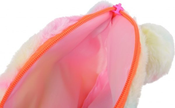 Пенал шкільний пухнастий 22х15 см Ningbo Johnshen Stationery Co. Ltd різнокольоровий