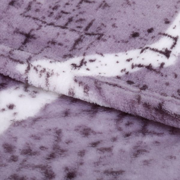 Плед мікрофібра Frannel 160x200 см фіолетовий La Nuit 