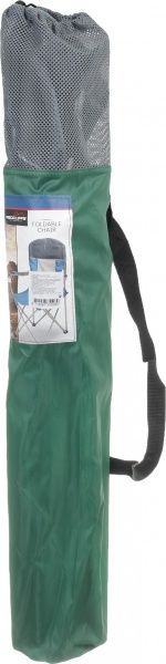 Стілець розкладний 97х44х51 см сіро-зелений
