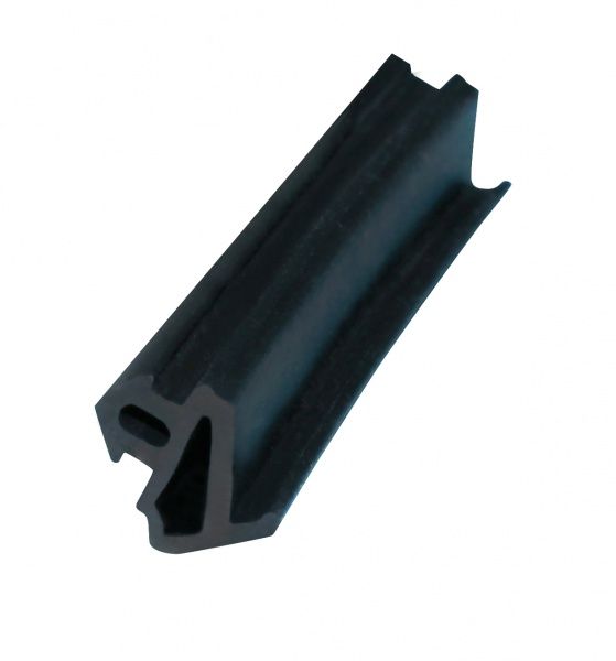 Уплотнитель в паз фигурный резиновый Киевгума К006 1 м черный 