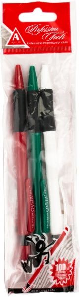 Набор ручек шариковых Aihao АН-503 3 шт. синие 