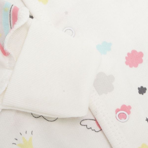 Комбинезон детский Фламинго ясельный р.62 молочный 365-329 