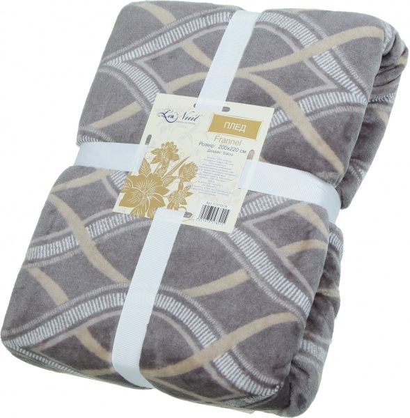 Плед Frannel Salou 160x200 см серый La Nuit 