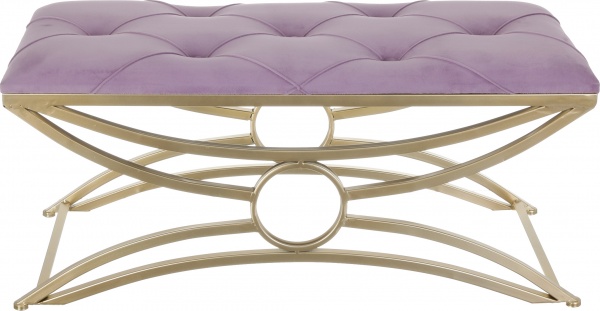 Банкетка 90х34х35 см лавандовий 