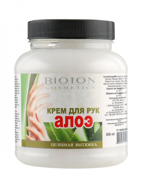 Крем для рук Bioton Алоэ 500 мл