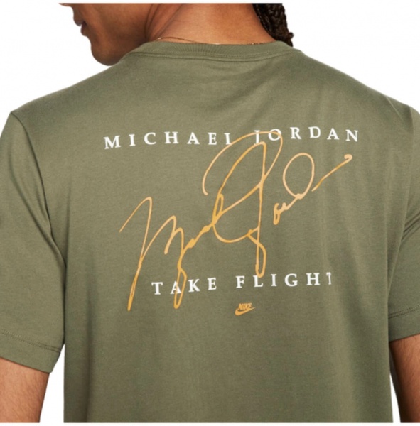 Футболка Jordan M J FLT ESS JDN AIR GFX CREW DH8968-222 р.M хакі
