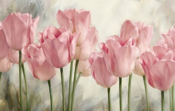 Картина на полотні Тюльпани (без рами) 55x80 см ТЕРРАВОЛ 