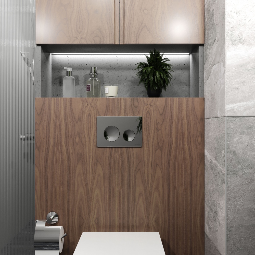 Клавіша змиву Koller Pool Round Pro New хром глянсовий