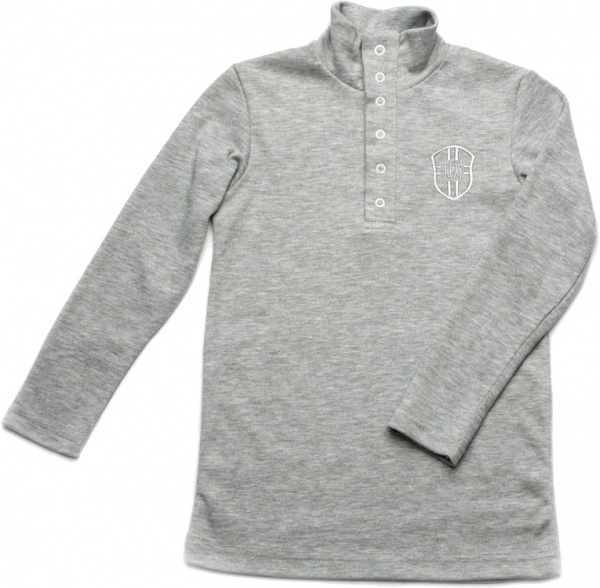 Гольф для мальчика Модний Карапуз р.128 серый 03-00591-1 