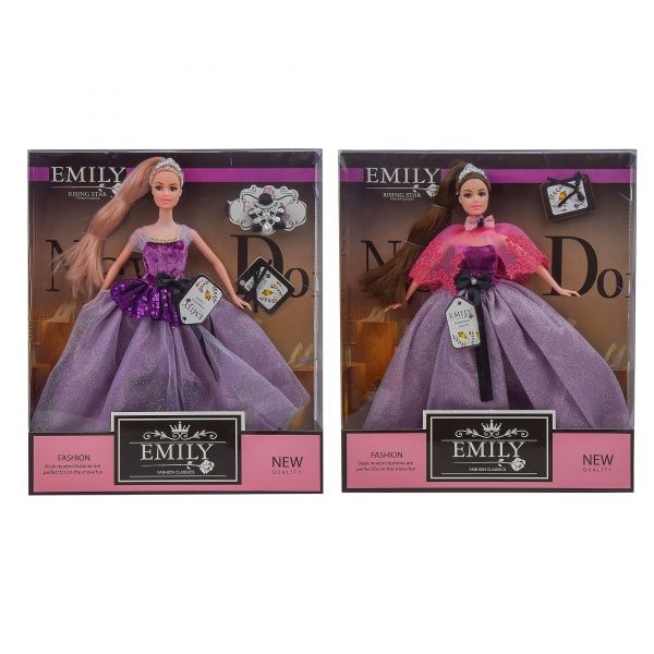 Кукла Shantou Emily QJ081/QJ081D с аксессуарами 2 вида в ассортименте