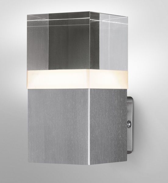 Світильник настінний Ledvance вверх Crystal Wall серії Endura Style 4,5 Вт IP44 сталевий 