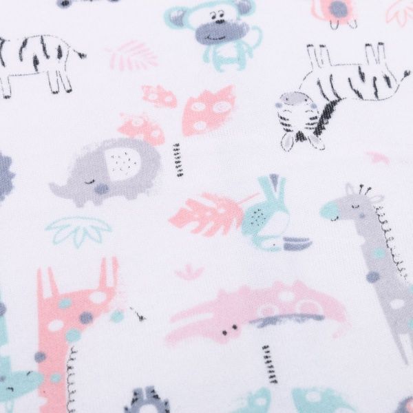 Боди детское унисекс Baby Veres Crazy Zoo р.56 мятный-2 