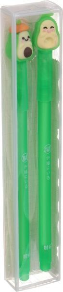 Набір ручок Закохане авокадо помаранчевий 