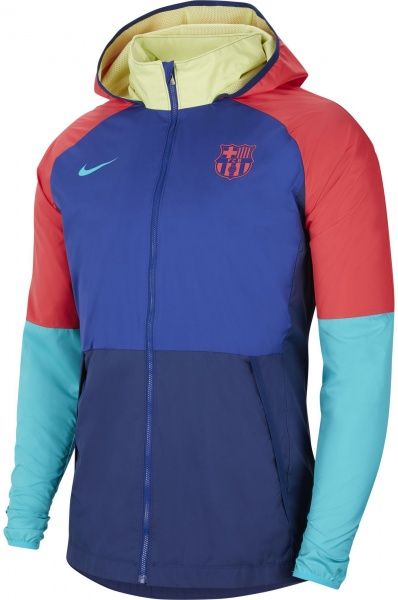 Джемпер Nike FCB M NK AWF LTE JKT GX CI9188-455 р. XL різнокольоровий