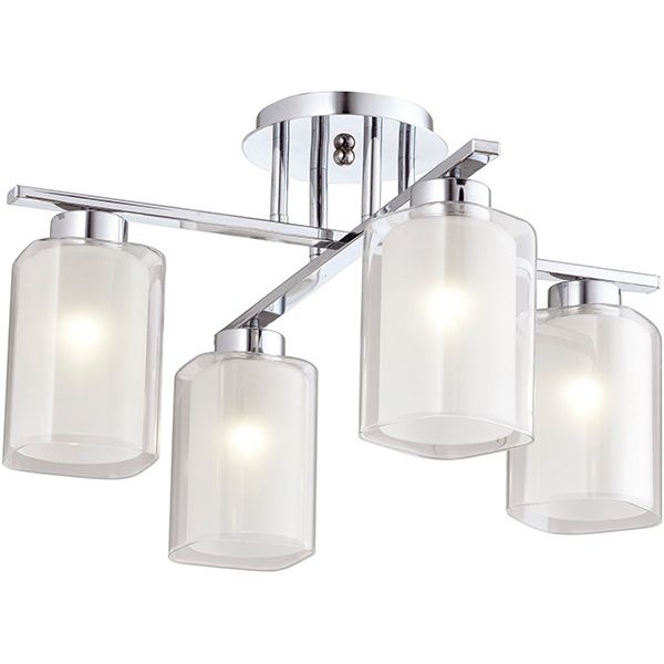Люстра потолочная Victoria Lighting 4xE27 хром Nill/PL4 