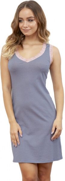 Нічна сорочка Roksana Iris 1158/16061 р. 3XL сіро-блакитний 